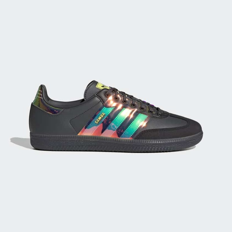 Black iridescent adidas on sale